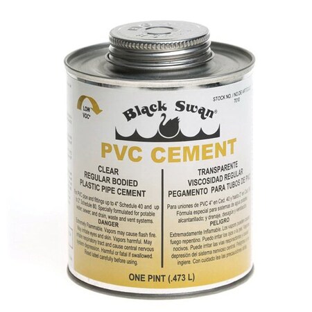 Black Swan Mfg. Co. Cement,Pvc Reg-Body,Pt